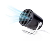 Lifetime Air Mini Ventilateur USB 5V- Ventilateur portable 2 vitesses – Ventilateur de cou compact et portable - Ventilateur USB avec câble - 118x118x125MM - Plastique - Noir