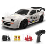 INN Fjärrstyrd bil 1:24 4WD Drift Cars Leksaker Kids RC Drift Car med LED-ljus Radiostyrd bil