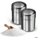 2 Pack Small Flour Cocoa Chocolate Baking Powder Sugar Shaker Sprinkler Dredger