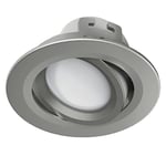 Hama Spot encastré LED WiFi, 5W, sans Hub, Satin-Nickel