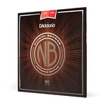 D'Addario Guitar Strings - Acoustic Guitar Strings - For 6 String Guitar - Increased Corrosion Resistance - Full Tonal Spectrum - NB1356 - Nickel Bronze, Medium, 13-56