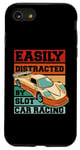 Coque pour iPhone SE (2020) / 7 / 8 Easily Distracted By Slot Car Racing RC Car Minicar Slot