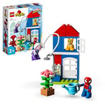LEGO 10995 Duplo Marvel La Maison de Spider-Man, Jouet à Construire Spidey et Ses Amis Extraordinaires, Figurine Chat, Enfants 2 Ans, Set Super-Héros
