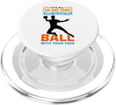 Funny Dodgeball game Design for a Dodgeball Player PopSockets PopGrip for MagSafe