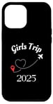 Coque pour iPhone 12 Pro Max Girls Trip 2025 Vacances de voyage pour femmes