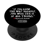 Know the Way Broadly Five Rings Fightwear PopSockets PopGrip Adhésif