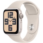 Apple Watch SE GPS 40mm Starlight Aluminium Case (S/M) [2023]