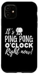 Coque pour iPhone 11 C'est l'heure du ping-pong ! Funny Table Tennis