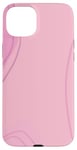 Coque pour iPhone 15 Plus Art minimaliste couleur crème neutre rose clair