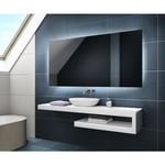 Artforma - Miroir led Lumineux 120x90 cm de Salle de Bain Mural avec éclairage Blanc Froid 7000K T100 Transparent