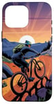 iPhone 16 Pro Max For Downhill Biking - Retro Mountain Bike Design Case