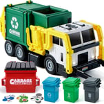 JOYIN Garbage Truck Toys for 3 4 5 6 7 Years Old, Bin Lorry Toy, Boys Toys Age