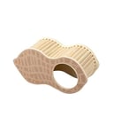 Dehner Lieblinge Peanut Maison pour rongeurs Hamster/rongeurs/Souris, env. 24,5 x 11,6 x 10 cm, en Bois de pin certifié FSC®, Marron/Naturel