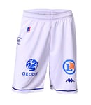 Boulazac BBD Short Officiel Domicile 2018-2019 Basketball Mixte Enfant, Blanc, FR : XXS (Taille Fabricant : 8 Ans)