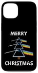 Coque pour iPhone 13 Pink Floyd The Dark Side of the Moon Prism Sapin de Noël