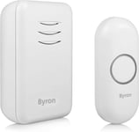 Byron DBY-22311 Wireless Portable Doorbell Set, 150 m Range, 16 Melodies