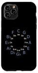 iPhone 11 Pro Circle Of Fifths/Fourths Music Theory Tool for Musicians Case