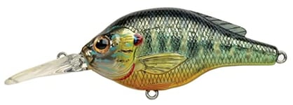 Live Target Koppers Sided Shallow Diving Crank Flat Lure, 2-1/4-Inch, Metallic