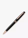 Montblanc Meisterstück Rose Gold Coated Classique Ballpoint Pen, Black