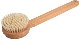 ENA Living Brosse pour le corps avec poignée amovible | Brosse de bain en bois | Brosse de douche exfoliante pour le corps | Un accessoire de douche indispensable