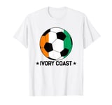 Ivory Coast Soccer Team Ivory Coast Flag Jersey Football T-Shirt