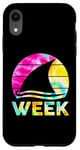 Coque pour iPhone XR 2024 Week Retro Shark Fin Lover Sea Ocean Animal Summer Trip