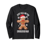 Just Call Me the Gingershred Man Gym Workout Christmas Long Sleeve T-Shirt