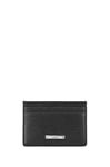 BOSS Mens GalleryA S Card Embossed-Leather Card Holder with Logo Plaque