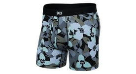 Boxer saxx daytripper brief   camo flowers   blue fog bleu