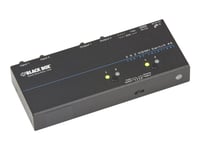 Black Box 4K Hdmi Matrix Switch 2 X 2 - Omkopplare För Video - 2 X Hdmi - Skrivbordsmodell, Rackmonterbar - Taa-Kompatibel