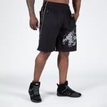 Buffalo Old School Workout Shorts, Black/Grey