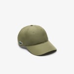 Lacoste Casquette Sport légère taffetas diamanté Taille Taille unique Vert Kaki