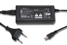 vhbw 1x Alimentation compatible avec Samsung SC-DX105, SC-DX205, SC-DX105/XAP, SC-HMX10A, SC-HMX10, SC-HMX10C appareil photo numérique - 2m