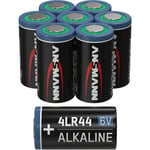 ANSMANN Piles alcalines 4LR44 6V (lot de 8)