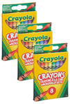 CRAYOLA Wax Colouring Crayons - Assorted Colours (Pack of 24), A Must - Have for All Kids Arts and Crafts Sets, Ideal for Kids Aged 3+