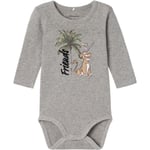 Name It Jebbi Lion King body, grey melange