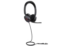 Yealink Uh48 Dual Teams Usb-C/A Headset, Koblet Med Ledninger (Ikke Trådløs), Samtaler/Musikk, 20 - 20000 Hz, 169 G, Hodesett, Sort