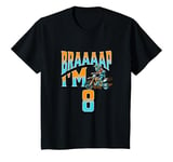 Youth Motocross Bike Braaaap I'm 8 Year Old 8th Birthday Boy T-Shirt