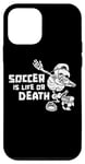Coque pour iPhone 12 mini Football Squelette Joueur - Professionnel Foot Soccer
