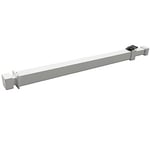 Ideal Security BK111W Barre de sécurité réglable pour Porte de fenêtre ou de terrasse avec Serrure à sécurité Enfant, Blanc, 40 à 68 cm