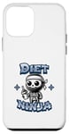 Coque pour iPhone 12 mini Cute Diet Ninja Shake Protéiné Squelette Ninja