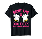 Save The Boobees Boo Bees Breast Cancer Halloween Women T-Shirt