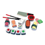 Wooden Sushi Slicing Play Set 24 Piece Wood Food Kitchen 12608 - Melissa & Doug