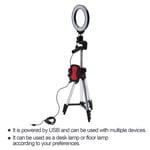 6.2in Dimmable LED Ring Light Photography Fill Light With Tripods And Mobile SLS