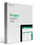 NEW Microsoft Project Standard 2019 License Key for 1 User 076-05795