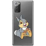 ERT GROUP mobile phone case for Samsung GALAXY NOTE 20 original and officially Licensed Disney pattern Thumper 002 optimally adapted to the shape of the mobile phone, partially transparent