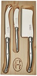 Laguiole Jean Dubost 97616 Coffret de 3 Couteaux Tout Inox