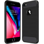 Protective Case For Apple iPhone 7 8 Phone Cover Bag Black Matte