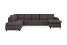 U-soffa Nevada XL Divan Höger - Mörkgrå Grå Scandinavian Choice