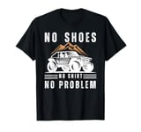 No Shoes Shirt No Problem Tshirt Coconut Tree Country Music T-Shirt